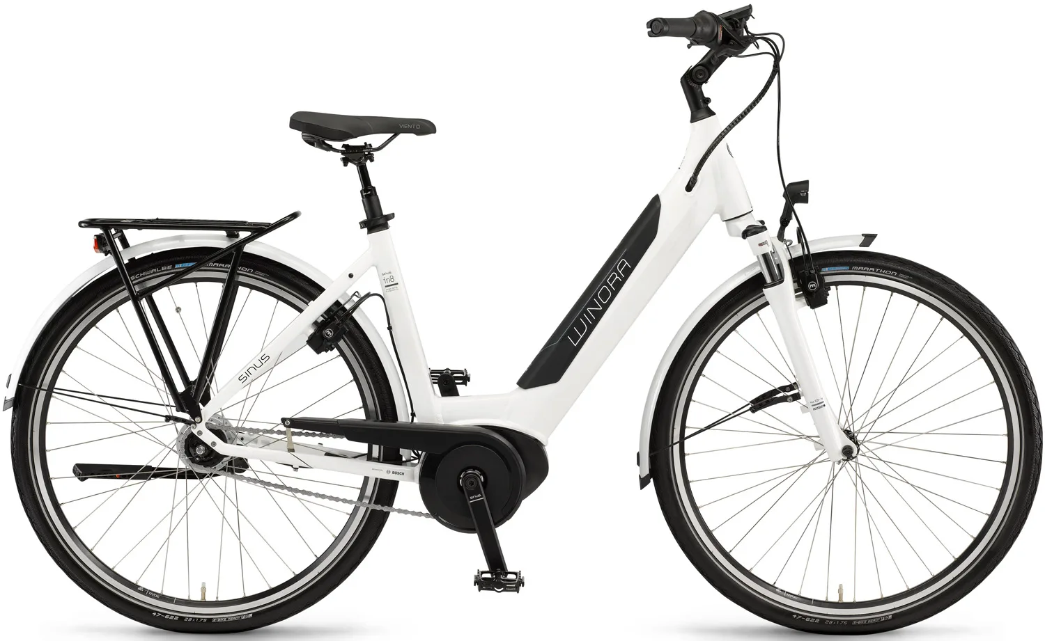 WINORA SINUS IN8F 28" BÍLÉ 2019