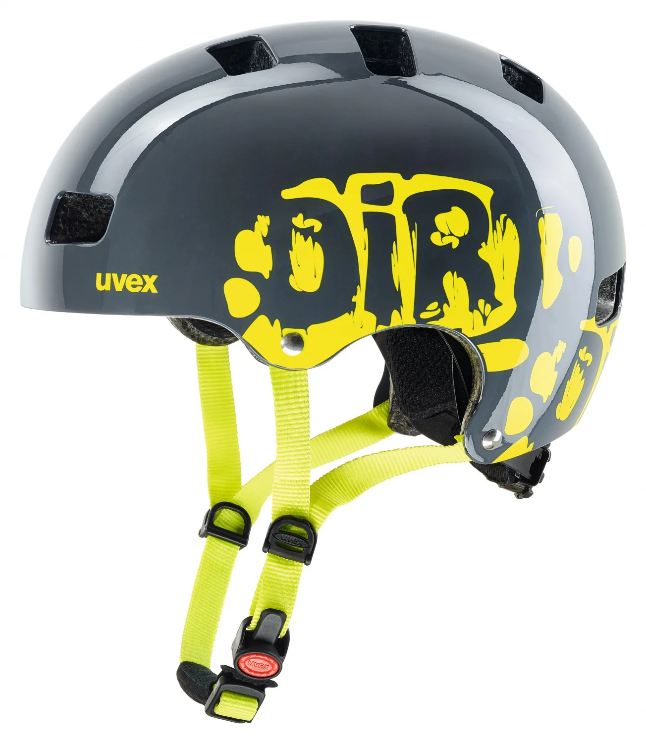 UVEX KID 3 DIRTBIKE GREY-LIME 2022