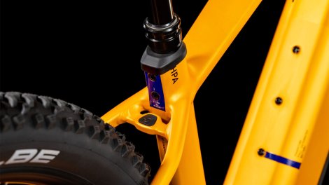 CUBE REACTION HYBRID SLX SPECTRAORANGE´N´VIOLET 2025 - Velikost rámu: XXL (výška 190 - 205 cm)