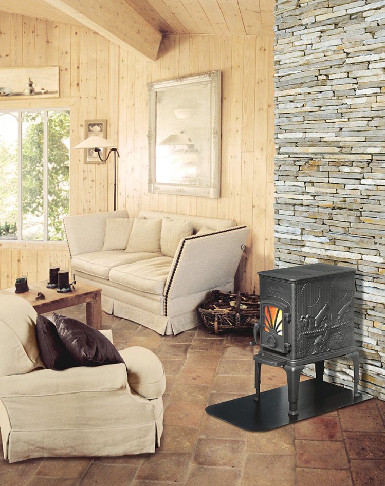 Litinová krbová kamna DOVRE 40CBS - v interiéru 3