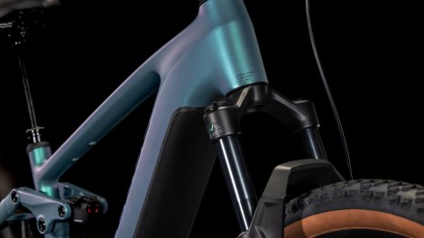 Celoodpružené elektrokolo CUBE STEREO HYBRID ONE22 RACE SMARAGDGREY´N´BLACK 2025
