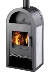 Krbová kamna HAAS+SOHN NIVALA TV ANTRACIT/ŠEDÁ DLAŽBA - produktové foto