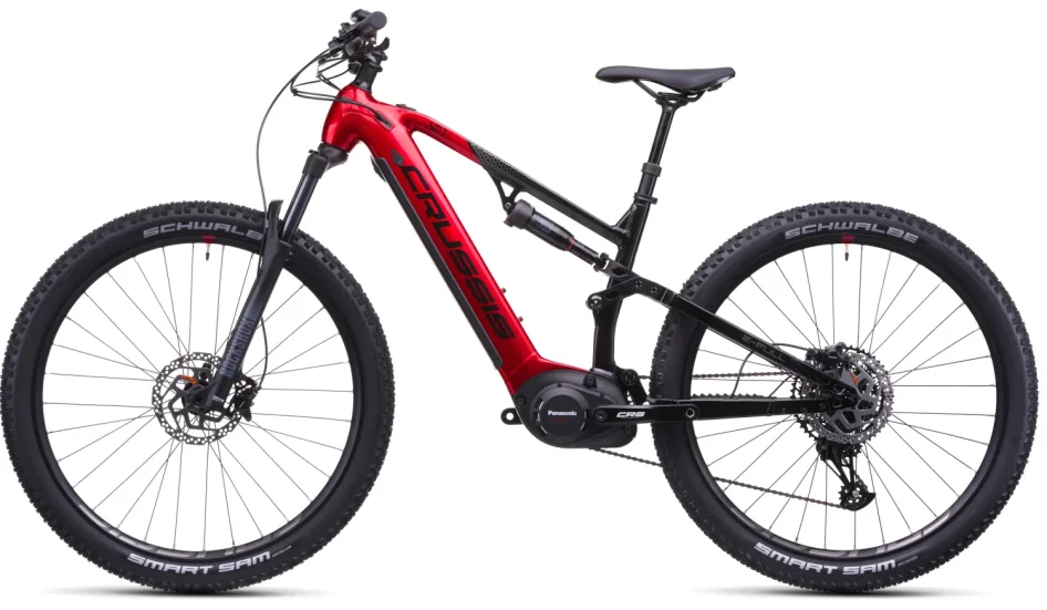 Celoopdružené elektrokolo CRUSSIS E-FULL 9.11 715 WH 2026 pohled z boku
