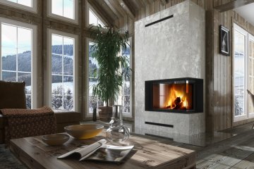 Krbová vložka s teplovodním výměníkem je spolehlivé vytápění pro celý dům