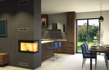 Krbová vložka s teplovodním výměníkem ideální řešení pro rodinné domy