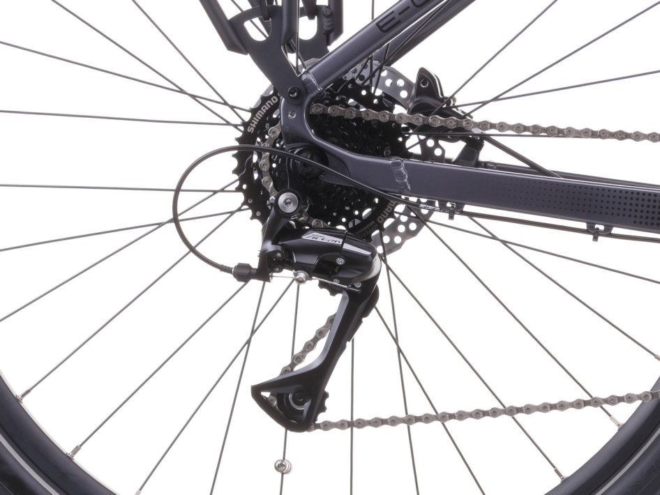 Elektrokolo CRUSSIS E-GORDO 7.11 513 WH 2026 detail přehazovačky