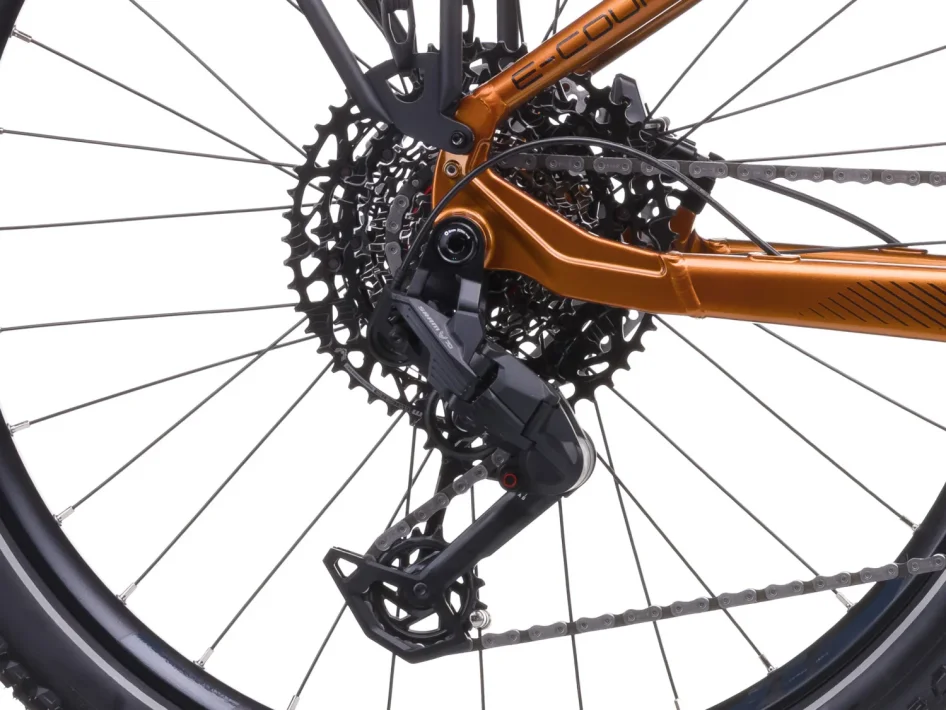 Elektrokolo CRUSSIS E-COUNTRY 10.11 715 WH 2026 detail přehazovačky