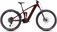 Celoodpružené elektrokolo CUBE STEREO HYBRID ONE44 PRO BOURBON´N´BLACK 2025