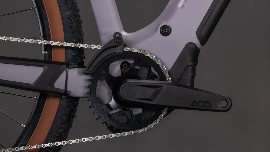 Elektrokolo CUBE REACTION HYBRID PERFORMANCE PLUMGREY´N´BLACK 2026 detail motoru