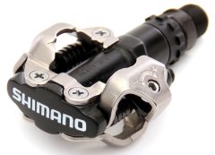 Pedály na kolo SHIMANO SPD PD-M520 ČERNÉ
