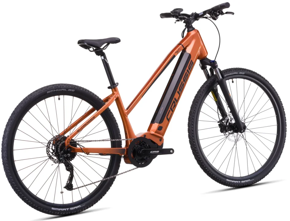Elektrokolo CRUSSIS E-CROSS LOW 7.11 518 WH 2026 pohled z boku