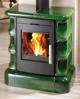 Krbová kachlová kamna HAAS+SOHN MANTA KACHLOVÝ TOP - zelená
