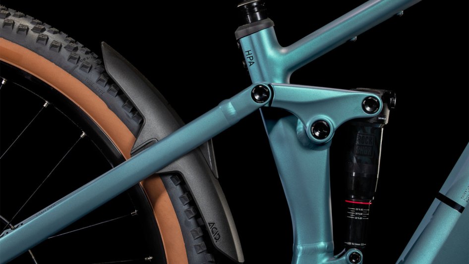 CUBE STEREO HYBRID ONE22 RACE SMARAGDGREY´N´BLACK 2025