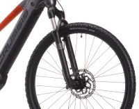 Elektrokolo CRUSSIS E-CROSS LOW 9.11 715 WH 2026 detail vidlice