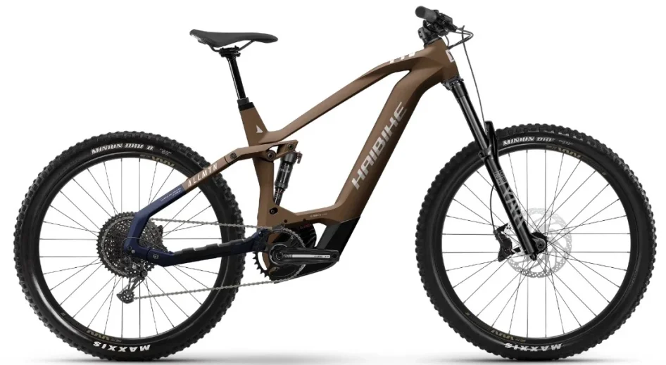Celoodpružené elektrokolo HAIBIKE ALLMTN CF 8 CHOCO 2024