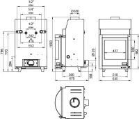 Krbová vložka HS FLAMINGO AQUAFLAM 17 AR nákres panorama