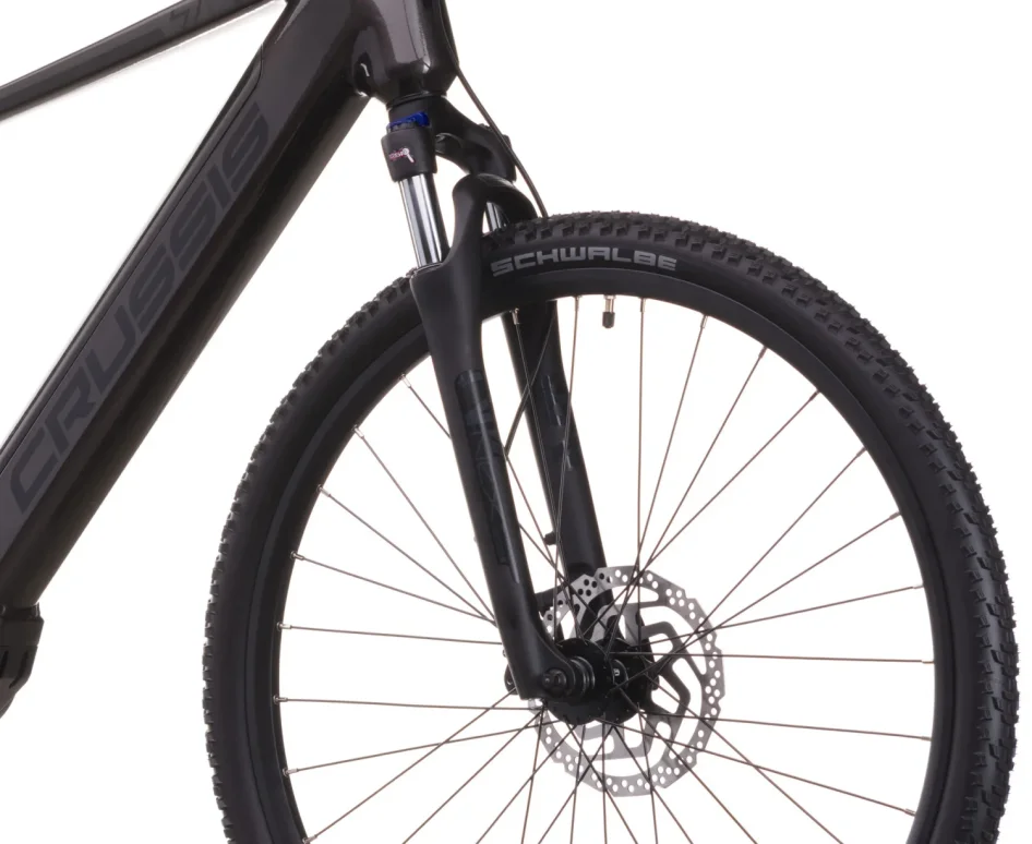 Elektrokolo CRUSSIS ONE-CROSS 7.11 715 WH 2026 detail vidlice