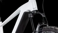 CUBE REACTION HYBRID SLT METALLICWHITE´N´BLACK 2025