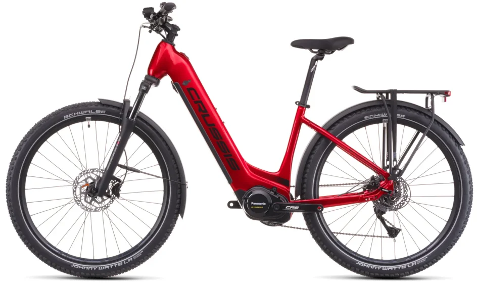 Elektrokolo CRUSSIS E-COUNTRY 7.11 894 WH 2026 pohled z boku