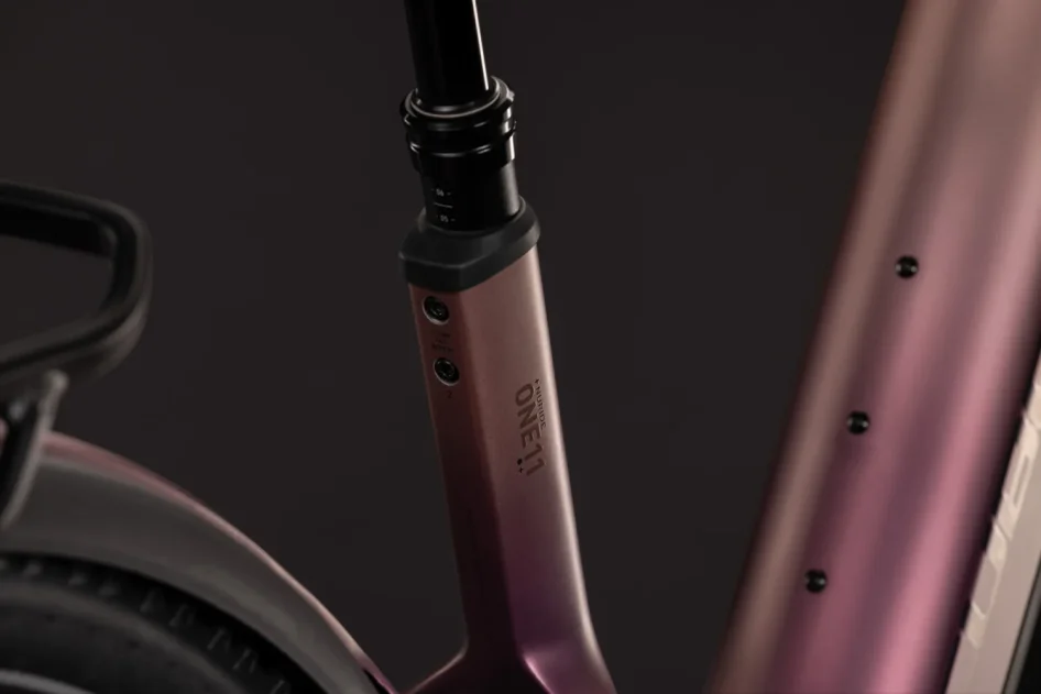 Elektrokolo CUBE NURIDE HYBRID ONE11 HPC SLX 800 EASY ENTRY MAUVE´N´BLACK 2027 detail
