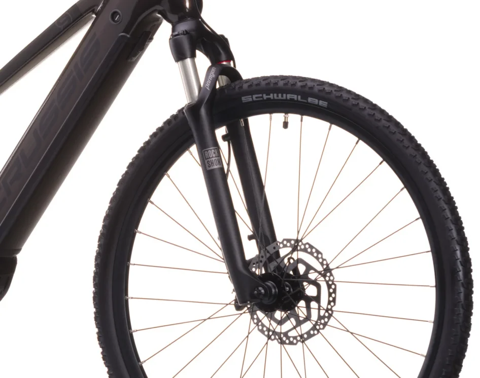 Elektrokolo CRUSSIS ONE-CROSS LOW 9.11 715 WH 2026 detail vidlice