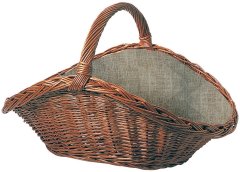 KOŠ NA DŘEVO PROUTĚNÝ