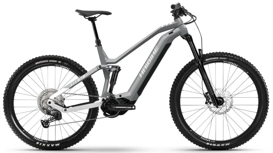 Celoodpružené elektrokolo HAIBIKE ALLMTN 3 SILVER 2024