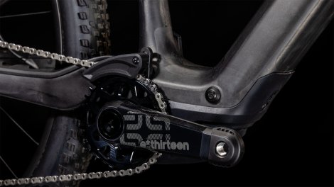 Celoodpružené elektrokolo CUBE AMS HYBRID ONE44 C:68X SLT 29 CARBON´N´GOLDDUST 2025
