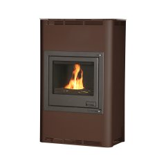 Krbová plechová kamna HS FLAMINGO AQUAFLAM 25 AR hnědá - sametová