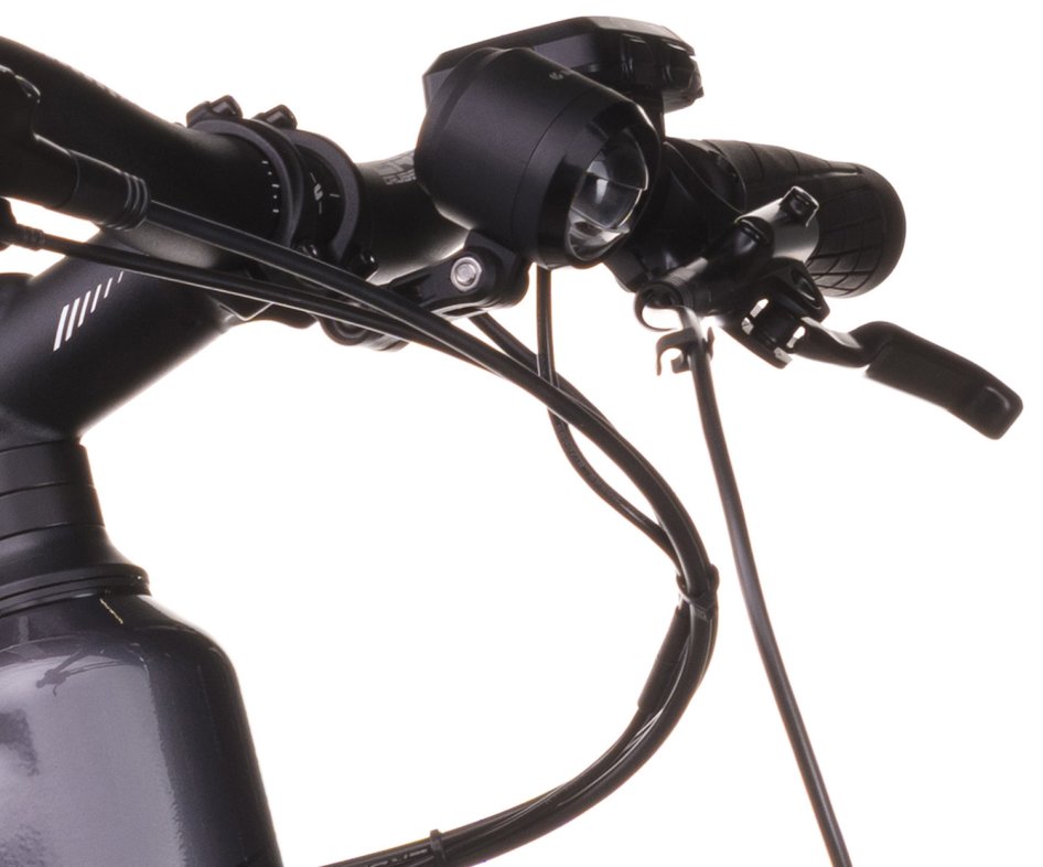 Elektrokolo CRUSSIS E-GORDO 7.11 513 WH 2026 detail světla