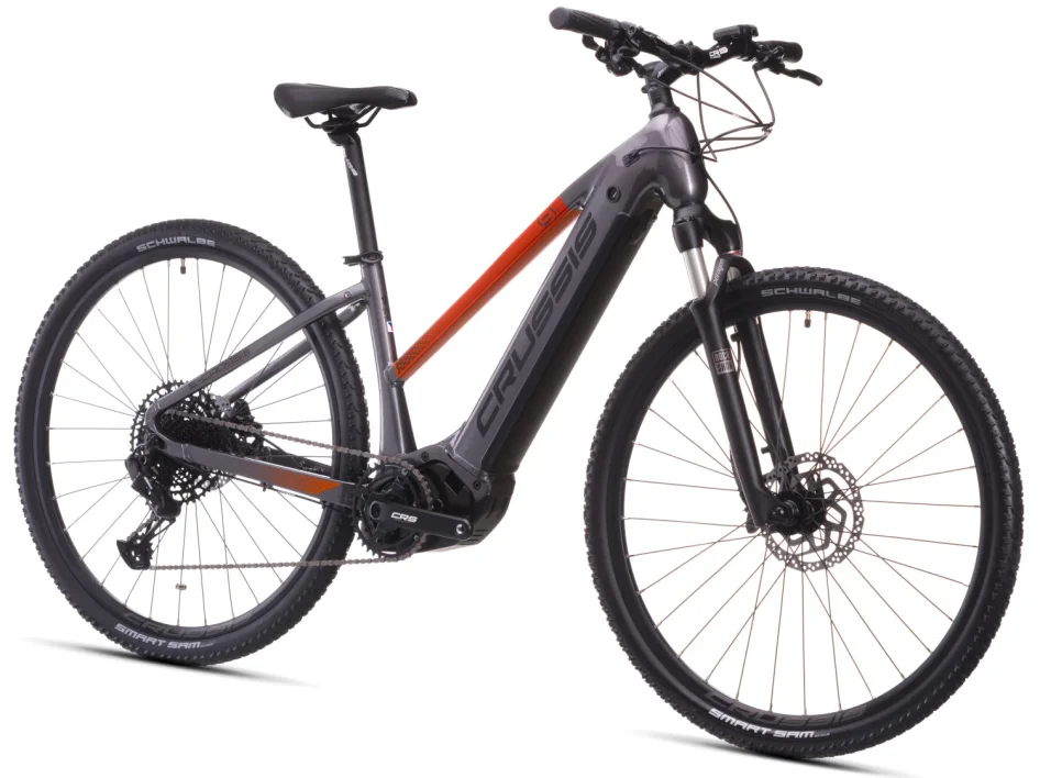 Elektrokolo CRUSSIS E-CROSS LOW 9.11 715 WH 2026 pohled z boku