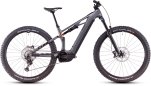 Celoodpružené elektrokolo CUBE STEREO HYBRID ONE44 HPC SLX SLABGREY´N´ORANGE 2025