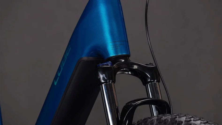 Elektrokolo CUBE REACTION HYBRID PERFORMANCE EASY ENTRY ELECTRICBLUE´N´DAZZLE 2026 vidlice