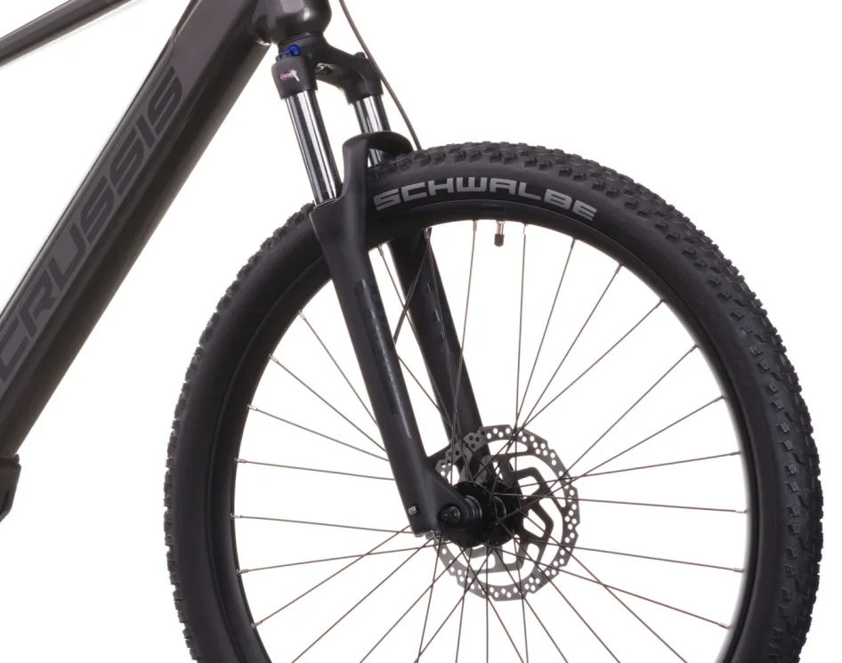 Elektrokolo CRUSSIS ONE-LARGO 7.11 513 WH 2026 detail vidlice
