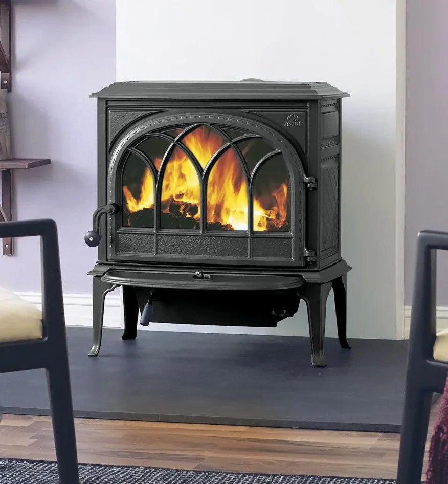 Litinová krbová kamna JOTUL F 400 ECO ČERNÝ LAK