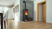 BLAZE HARMONY ELEMENT P 04 ANTHRACITE - Vývod kouřovodu: Vrchní