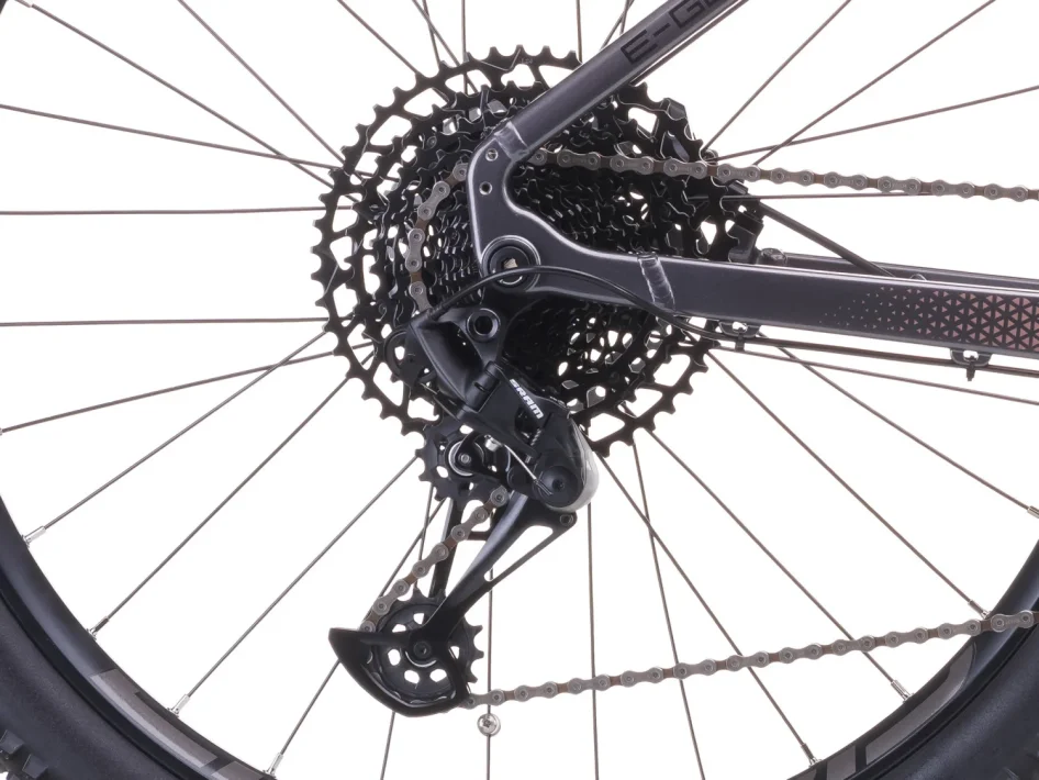 Elektrokolo CRUSSIS E-GUERA 9.11 715 WH 2026 detail přehazovačky