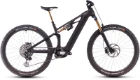 Celoodpružené elektrokolo CUBE STEREO HYBRID ONE44 HPC SLT LIQUIDLAVA´N´BLACK 2025