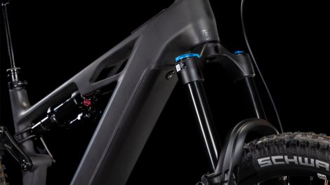 Celoodpružené elektrokolo CUBE STEREO HYBRID ONE77 HPC SLX BLACKLINE 2025
