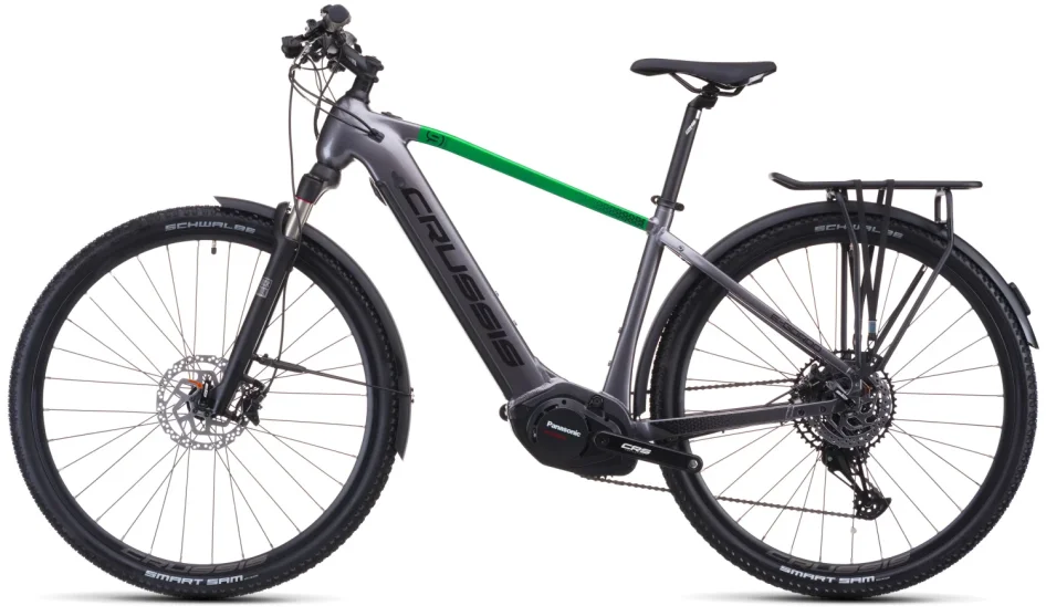 Elektrokolo CRUSSIS E-GORDO 9.11 715 WH 2026 pohled z boku