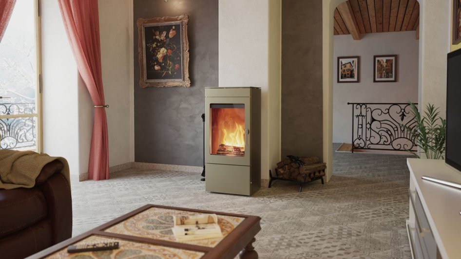 BLAZE HARMONY ELEMENT 07 PEARL BEIGE - Vývod kouřovodu: Vrchní