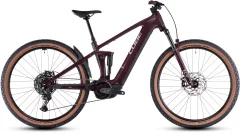 Celoodpružené elektrokolo CUBE STEREO HYBRID ONE22 PRO 600 WH AMARONE´N´GREY 2025