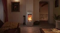 BLAZE HARMONY ELEMENT 04 SILVER GREY - Vývod kouřovodu: Vrchní