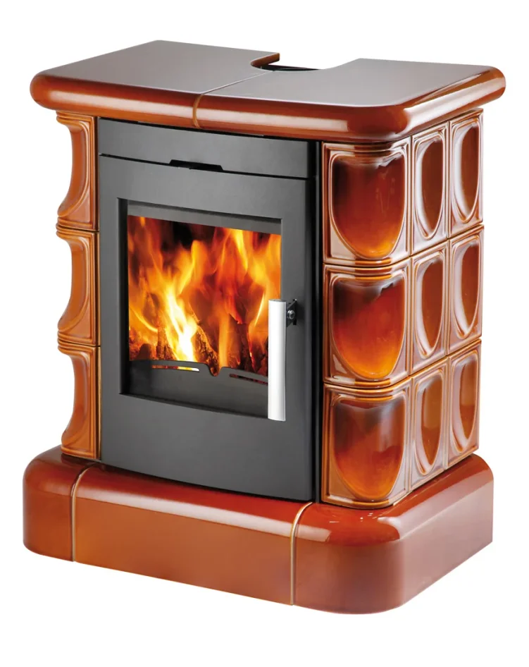 Krbová kachlová kamna HAAS+SOHN MANTA KACHLOVÝ TOP - medovník II