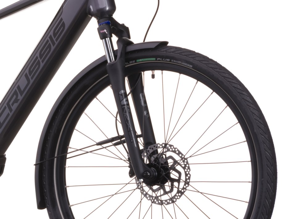 Elektrokolo CRUSSIS E-GORDO 7.11 513 WH 2026 detail vidlice