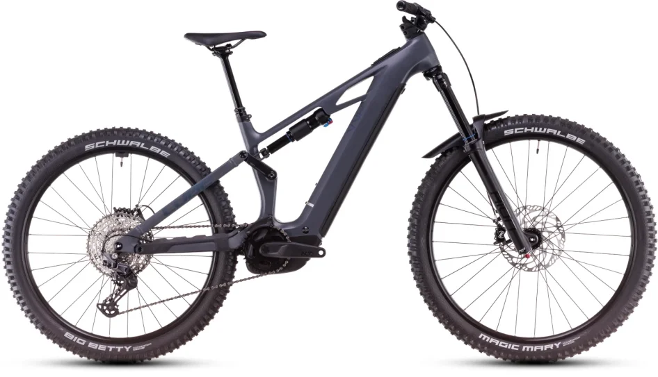 Celoodpružené elektrokolo CUBE STEREO HYBRID ONE77 HPC RACE SLAPGREY´N´PRISM 2025