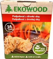 PODPALOVAČ DŘEVITÝ 24 KS