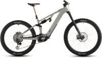 Celoodpružené elektrokolo CUBE AMS HYBRID 177 C:62 SUPER TM REEDBEIGEGRIT´N´ORANGE 2026