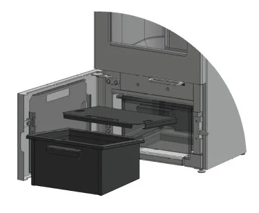 BLAZE HARMONY ELEMENT 07 ANTHRACITE - Vývod kouřovodu: Vrchní