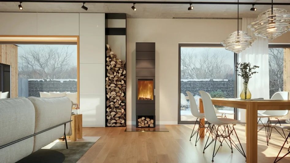 Krbová kamna BLAZE ELEMENT Q4+ 07 interiér 2